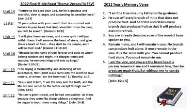 2022-2023 Final Bible Feast
