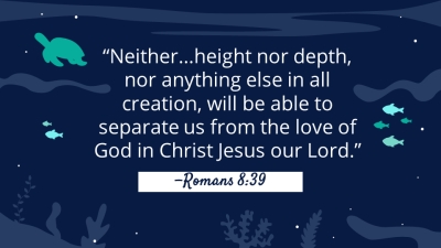 Jesus Under the Sea Theme Verse